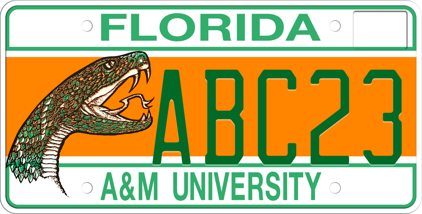 Florida License Plate - Florida A&M University