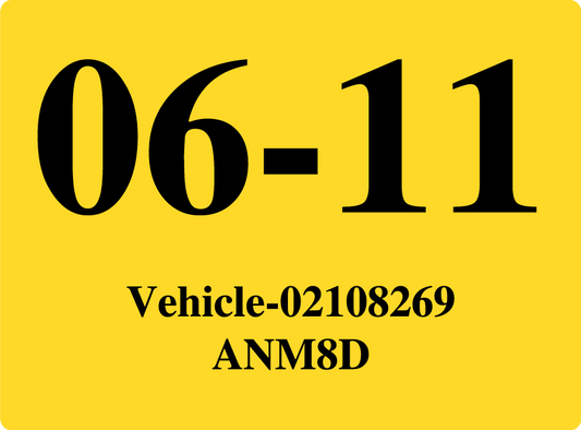2011 June Sticker on Florida License Plate