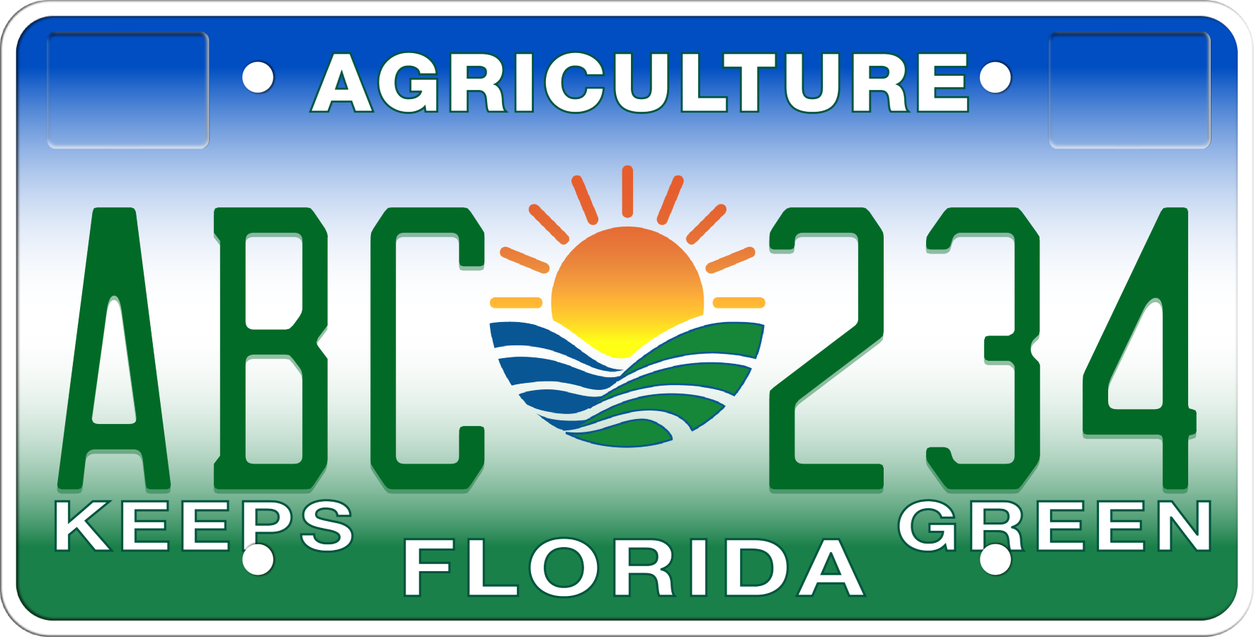 Florida License Plate - Agriculture