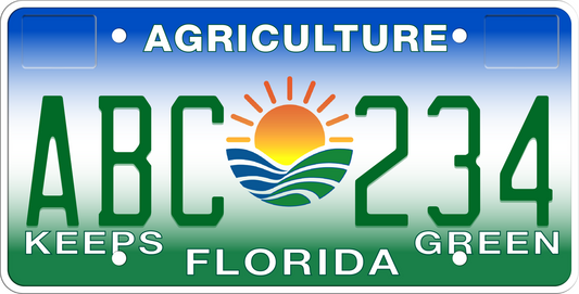 Florida License Plate - Agriculture