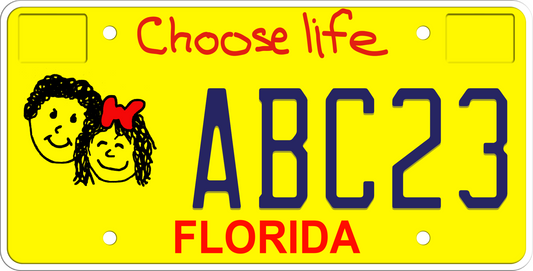 Florida License Plate - Choose Life