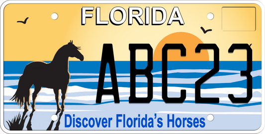 Florida License Plate - Discover Florida’s Horses