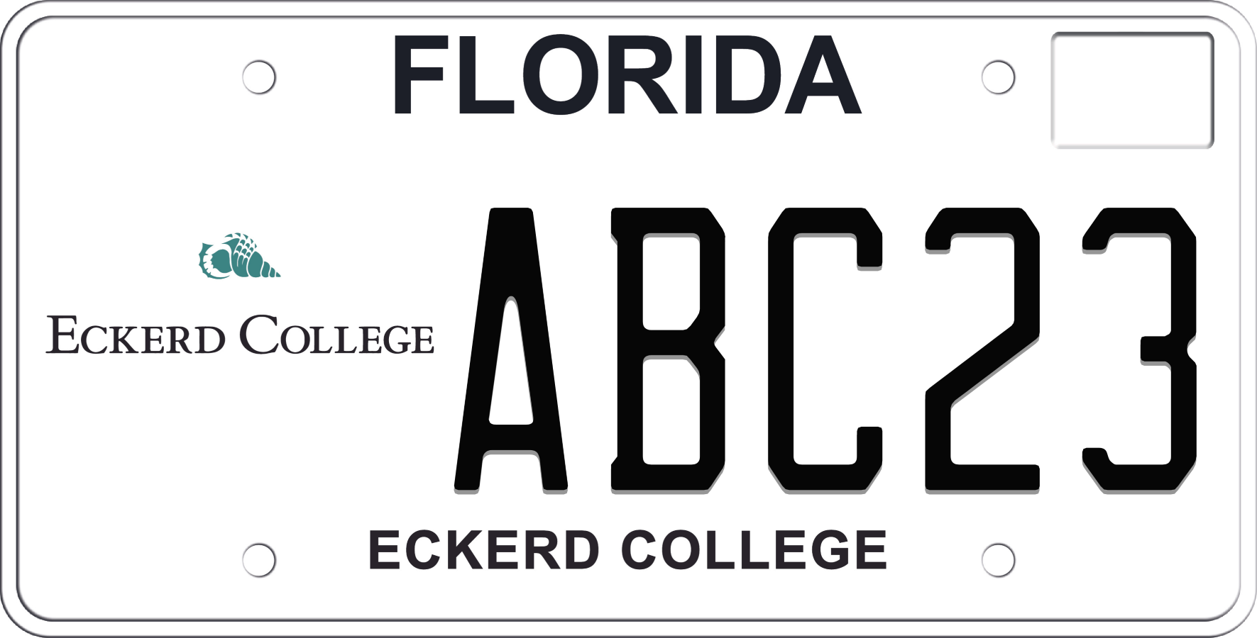 Florida License Plate - Eckerd College