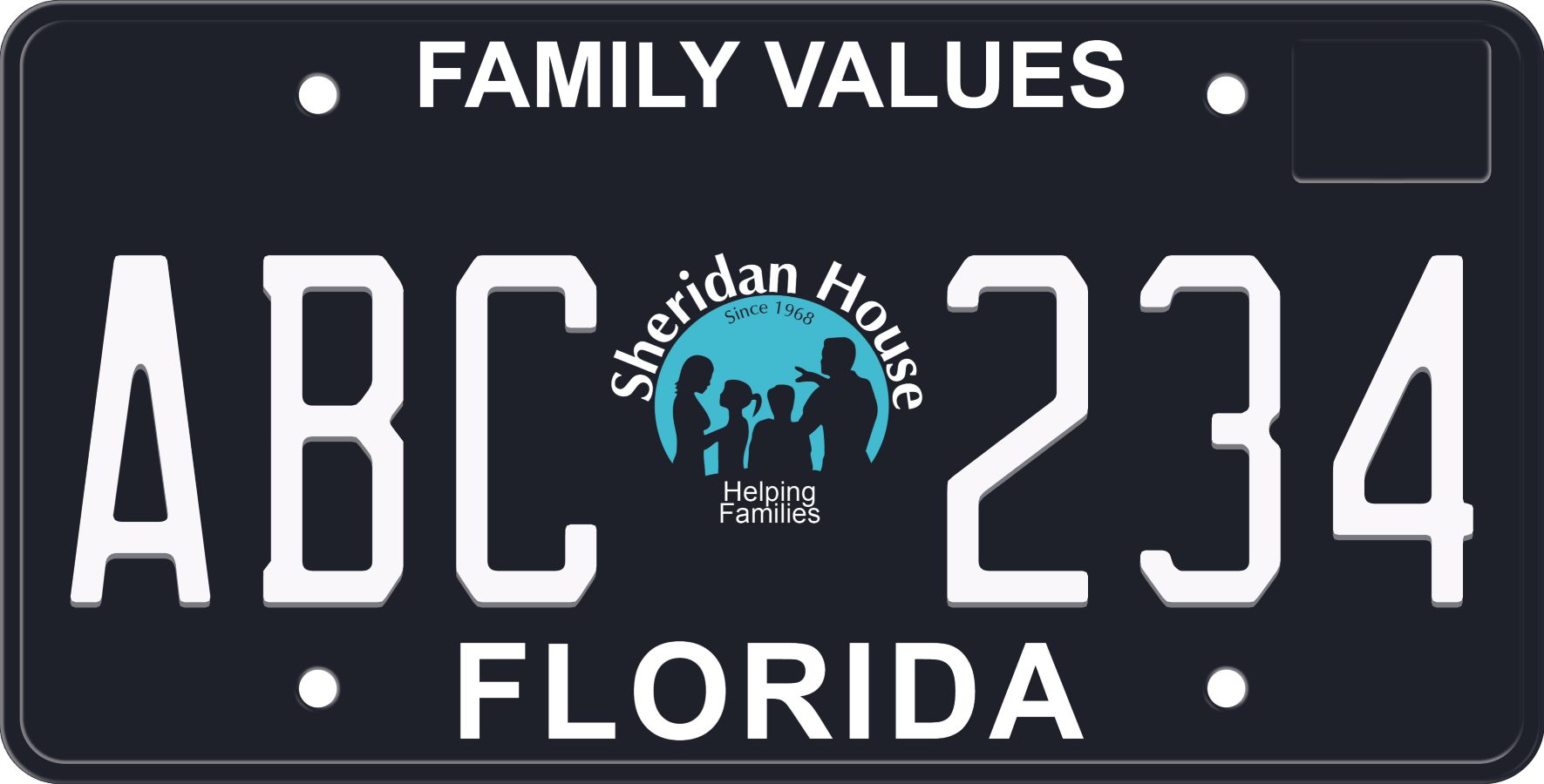 Florida License Plate - Family Values