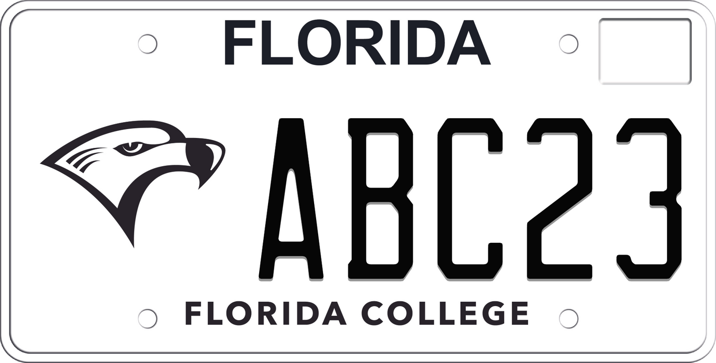 Florida License Plate - Florida College