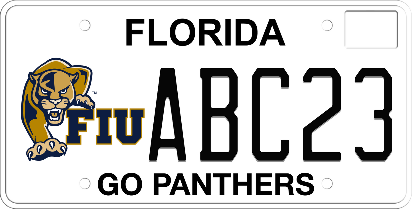 Florida License Plate - Florida International University