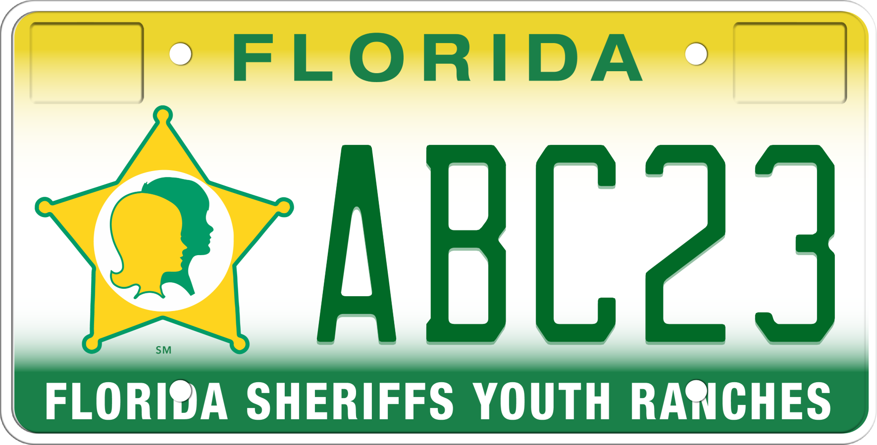 Florida License Plate - Florida Sheriffs Youth Ranches