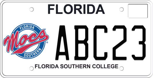 Florida License Plate - Florida Southern College