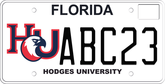 Florida License Plate - Hodges University