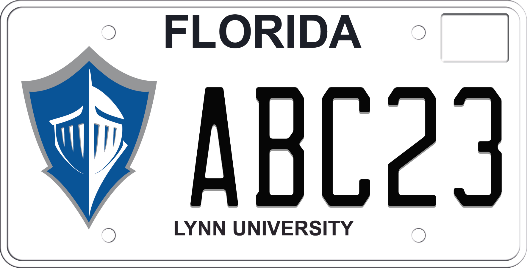 Florida License Plate - Lynn University