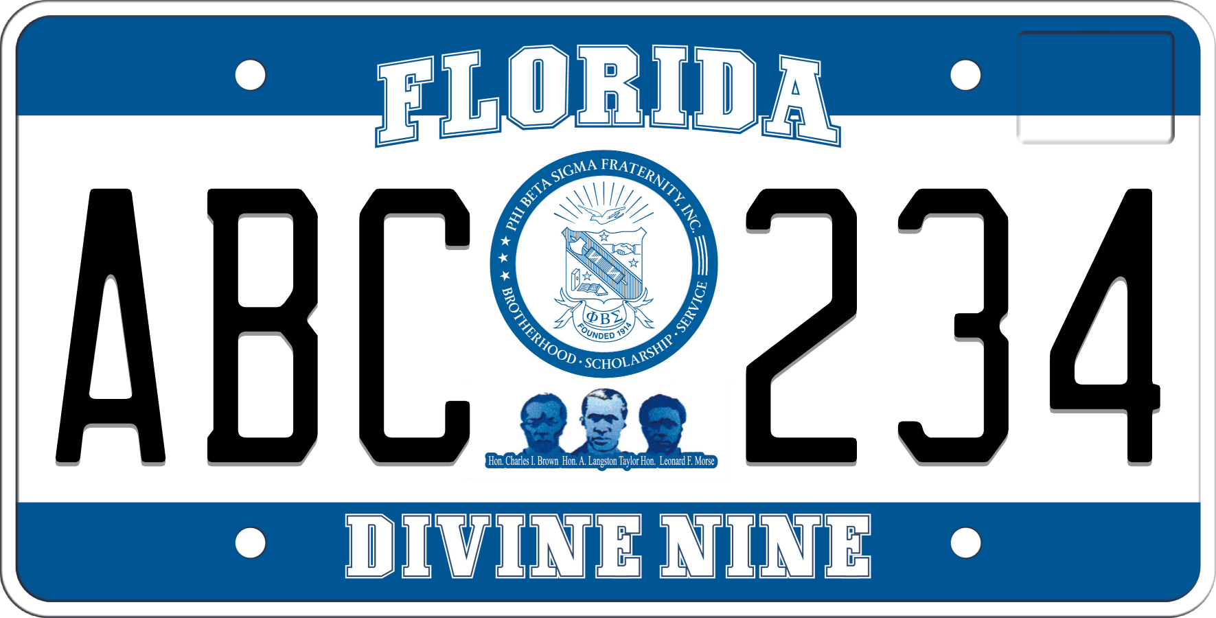 Florida License Plate - Phi Beta Sigma