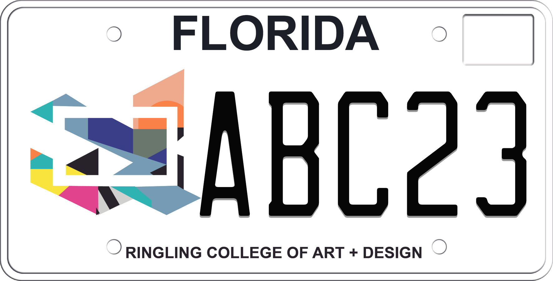 Florida License Plate - Ringling College of Art and Design