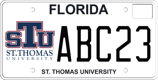 Florida License Plate - Saint Thomas University