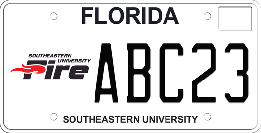 Florida License Plate - Southeastern University