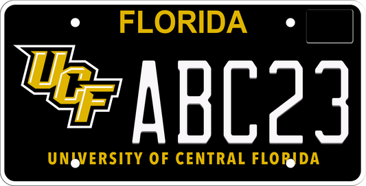 Florida License Plate - University of Central Florida