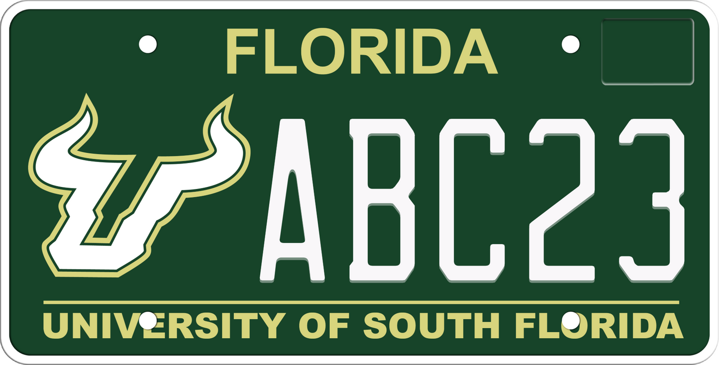 Florida License Plate - University of South Florida