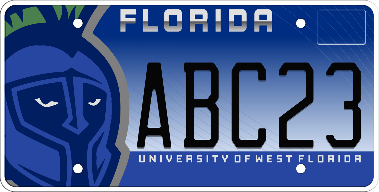 Florida License Plate - University of West Florida