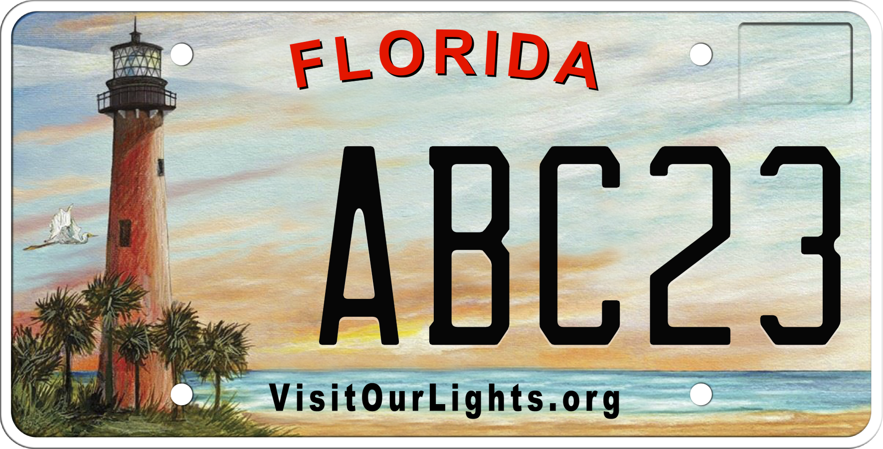 Visit Plate Buy Custom Florida License Plate - Visit Our Lights